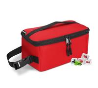 Cerbonny Small Cooler Bag Freezable Lunch Bag, Small Lunch Bag Insulated with Ice Pack, Mini Cooler Bag for Work School Trip,Fit for 3+,(red)