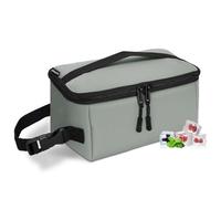 Cerbonny Small Cooler Bag Freezable Lunch Bag, Small Lunch Bag Insulated with Ice Pack, Mini Cooler Bag for Work School Trip,Fit for 3+,(Grey)
