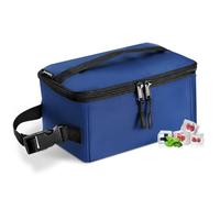 Cerbonny Small Lunch Box,Freezable Lunch Bag for Adults & Kids,Mini Cooler Bag with Buckle Handle,Insulated Cooler Bag for Work School Travel(Navy Blue)