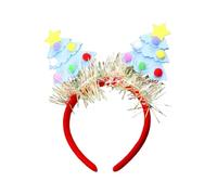 Cerceau de cheveux de No?l | Bandeau d’arbre de No?l pour cosplay | Cerceaux de cheveux d?coratifs de No?l pour f?te de No?l, r?union de famille, jeu scolaire