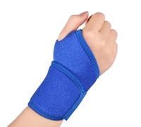 CERCTLA Wrist Support for Arthritis, Thumb Support for Arthritis, Tendonitis and Sports Protecting One Size Fits Left or Right Hand Single (Blue)