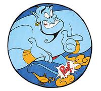 Cerdá Princess Jasmin Round Towel, Blue, 130x130cm