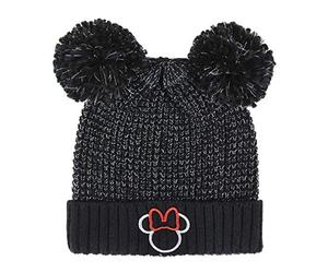CERDA ARTESANIA Unisex Gorro Pompon Minnie Beanie Not Applicable, Black (Negro 37), One Size