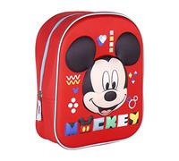 Cerdá Children's 3D Backpack Mickey Mouse Bosillo Unico-Official Licensed Disney, Unisex Kids, Multiheat, Normal, Multiheat, Normal