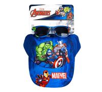 CERDÁ LIFE'S LITTLE MOMENTS Avengers Cap and Sunglasses Set for Boys and Girls - Avengers Glasses & Cap Set - Modern and Durable Style, Blue, One size
