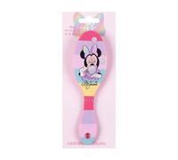Minnie Mouse Children's Hair Brush - Pink and Coloured Stripes - Durable and Sturdy - Minnie Inspired Design - Original Product Designed in Spain