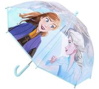 Cerda Disney Frozen 2 Anna and Elsa Bubble Design Umbrella for Kids to Protect Against Severe Weather Elements