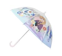 CERDÁ LIFE'S LITTLE MOMENTS Frozen Bubble Umbrella - Manual Opening - Elsa, Anna and Olaf Print - Made in 100% POE with Fibreglass Structure - Original Product Designed in Spain, blue