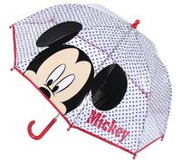 Cerda Disney Mickey Mouse Bubble Design Umbrella for Kids to Protect Against Severe Weather Elements