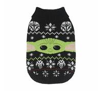 Cerdá - Forfanpet | Mandalorian Dog Jumper with Woven Christmas Design - Official Star Wars Licensed