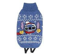 Cerdá - Forfanpet | Stitch Dog Jumper with Woven Christmas Design - Official Disney Licensed