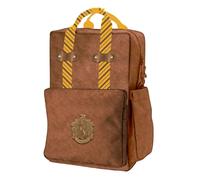 CERDÁ LIFE'S LITTLE MOMENTS Casual Fashion Leatherette Harry Potter Huflepuff Backpack - 35x27x18cm-Unisex