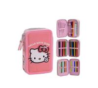 Kit Cerda Hello Kitty triple pencil Multicolore 12,5x19,5x4,5 cm