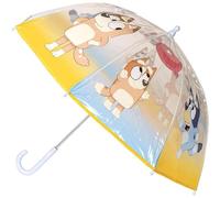 CERDÁ LIFE´S LITTLE MOMENTS Manual Umbrella by Bluey for Children - Manual Opening - 100% POE with Fiberglass Structure - Original Product Designed in Spain, multicoloured, Regular, Bluey and Bingo