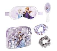 CERDÁ Life'S Little MOMENTS -2500001923 Elsa and Anna Gift Set with Sleeping Mask, Comb and Fabric Scrunchies Frozen II-Official Disney License, Multicoloured, Single (2500001923)