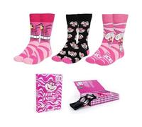 CERDÁ LIFE'S LITTLE MOMENTS 3 Calcetines Disney Alicia Talla 36/43 Cómodos Y Suaves Socks, Multicoloured, 36-43