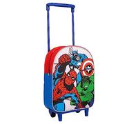CERDÁ LIFE'S LITTLE MOMENTS Avengers Trolley School Bag - 22 x 10 x 29 cm - Polyester Trolley Backpack - Includes Anti-slip Pads - Original Product Designed in Spain