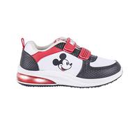 CERDÁ LIFE'S LITTLE MOMENTS Baskets Lumières de Mickey Mouse avec Scratch Pour Assurer Son Indépendance et Son Confort - Licence Officielle Disney, Sneaker, Grey