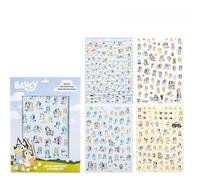 CERDÁ LIFE'S LITTLE MOMENTS Bluey Stickers Pack - Children's Decorative Set with Reusable Stickers of Bluey and Friends for Children, Ideal for Crafts, Gifts and Decorating Notebooks or Toys