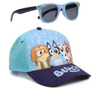 CERDÁ LIFE'S LITTLE MOMENTS Bluey Sunglasses & Baseball Cap | Kids Accessories Set Summer Lightweight Sun Hat & UV400 Sunglasses for Beach Holiday