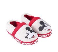 CERDÁ LIFE'S LITTLE MOMENTS Boy's Mickey Mouse Fun Winter House Slippers with Furry Insole and Non-Slip Sole, Grey, 11/12 UK Child