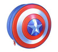 CERDÁ LIFE'S LITTLE MOMENTS Boy's Mochila Infantil Capitan America de The Avengers En 3d - Licencia Oficial Marvel Studios® Captain America Children's Backpack from the Avengers in 3D - Official License Marvel Studios® , Azul, 310X310X100MM