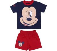 CERDÁ LIFE'S LITTLE MOMENTS Boy's Pijama Verano Mickey Mouse de Color Azul-Licencia Oficial Disney Summer Pajama in Blue-Official License, Rojo, 5 años