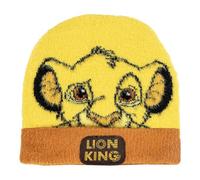 CERDÁ LIFE'S LITTLE MOMENTS Boy's Tejido Suave Y Cálido-Gorro de Punto Lion King Diseño Único Beret, Yellow and Orange, One Size