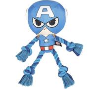 CERDÁ LIFE'S LITTLE MOMENTS - Captain America dog rope toy - dog toys indestructible - dog toys for medium dogs and big dogs - tough dog toys Official Marvel Licensed