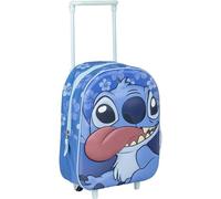 CERDÁ LIFE'S LITTLE MOMENTS Unisex Kid's Children's Backpack Trolley 3D Stitch, Blue, Small