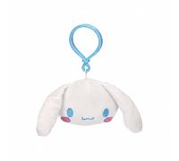 CERDÁ Life'S Little Moments Cinnamoroll Plush Keychain with Plastic Hooks, Children's Accessories for Backpacks, Bags and Pouch, Soft, Lightweight, Official Sanrio Licensed Product