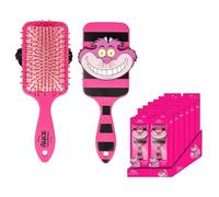 CERDÁ LIFE'S LITTLE MOMENTS -Disney Hairbrush - Pink Colour - Detangling Brush - Cheshire Cat Print Design - Original Product