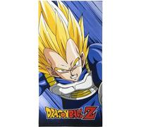 CERDÁ LIFE'S LITTLE MOMENTS Dragon Ball Towel for Kids - Multicolour - 70x140cm - Made with 100% Polyester 240 gsm - Small Towel - Vegeta Print - Original Product Designed in Spain