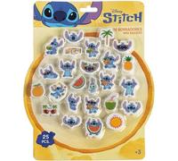 CERDÁ LIFE'S LITTLE MOMENTS Eraser Pack of 25 Stitch Erasers - Set of 25 Decorative Erasers with Stitch Design, Ideal for School Gifts, Pinata, Cases and Daily Use at School or at Home