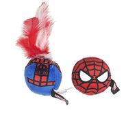 CERDÁ LIFE'S LITTLE MOMENTS - For Fan Pets | Spider-Man Two-Piece Plastic Toy That Fun And Entertains Your Cat, Even If It Has Rolled Up Comfortably On Your Lap - Officially Licensed By Marvel®