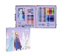 CERDÁ LIFE'S LITTLE MOMENTS Frozen Inspired Stationery Set - Lilac - 30 x 27 x 4 cm - Includes Case with Everything You Need to Coloring - Original Product Designed in Spain