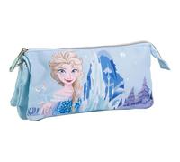 CERDÁ LIFE'S LITTLE MOMENTS Frozen Pencil Case, Large School Pencil Case, Durable and Multifunctional for Boys and Girls by Frozen, Blue, Compact Pencil case, Secure Closure, Easy to Carry