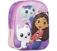 CERDÁ LIFE'S LITTLE MOMENTS Gabby's Dollhouse 3D Kids Backpack for Girls - Colourful Design and Fun Reliefs | Large Capacity Gabby School Backpack with Adjustable Straps