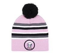 CERDÁ LIFE'S LITTLE MOMENTS Girl's Beanie Hat with Snoopy Pompom to Protect You from Winter Cold-Official Peanuts Licence, Multicolored, One Size