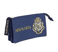 CERDÁ LIFE'S LITTLE MOMENTS Harry Potter 3-Compartment Pencil Case-Official Licensed Warner Bros for School