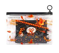 CERDÁ LIFE'S LITTLE MOMENTS Harry Potter 9pcs Transparent Filled Pencil Case Stationery Set Waterproof Boys Girls Kids Children School Travel Exam