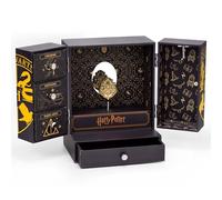 CERDÁ LIFE'S LITTLE MOMENTS Harry Potter Mirror Storage Jewellery Box with Musical Spinning Hogwarts Houses Crest