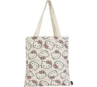 CERDÁ LIFE'S LITTLE MOMENTS Hello Kitty Shopping Bag, Unisex Adult, Black and White