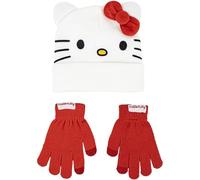 CERDÁ LIFE'S LITTLE MOMENTS Unisex Kid's Set Gorro Y Guantes Hello Kitty Suaves Y Licencia Oficial-Ropa Térmica Infantil Ideal Frío 2 Piece, One Size (Pack of 2)
