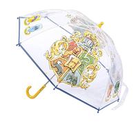 CERDÁ LIFE'S LITTLE MOMENTS - Hogwarts Unisex Transparent Umbrella [Harry Potter ] - Manual Opening with Anti-Fog Mechanism and Protection on Rods Greater Safety - Official License, blue, 2400000677