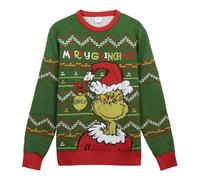 CERDÁ LIFE'S LITTLE MOMENTS Jersey Punto Navideño The Grinch Sweater, Green, XXL