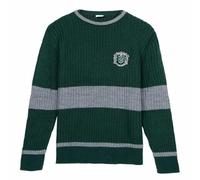 CERDÁ LIFE'S LITTLE MOMENTS Knit Sweater Harry Potter Men's and Women's Jersey with Round Neck and Long Sleeve Tricot Style-Official License, Green, S