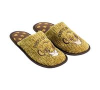 CERDÁ LIFE'S LITTLE MOMENTS Unisex Zapatillas de Casa Abierta Lion King Slipper, Mustard, 3.5 UK
