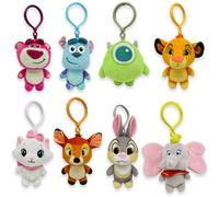 CERDÁ LIFE'S LITTLE MOMENTS - Lion King Simba Plush Keychain Plastic Hook - Children's Accessory for Backpacks, Bags and Cases - Soft, Lightweight - Official Disney License