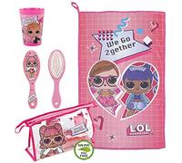 CERDÁ LIFE'S LITTLE MOMENTS Girl's LOL Surprise Complete Kids Toiletry Bag-Official MGA License, Pink, Especialmente recomendado para niños de 2 a 8 años